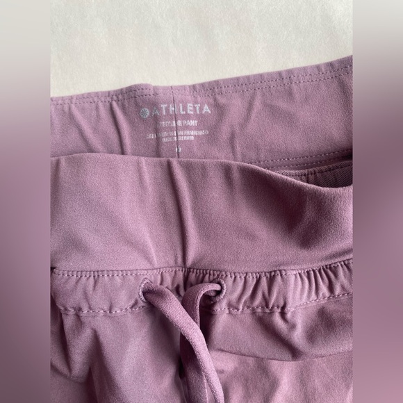 Athleta Attitude Ruched Drawstring Volcanic Violet Size 6 - Picture 9 of 13